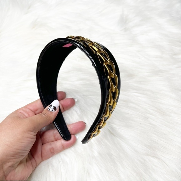 Cara New York Black Gold Chain Headband - Picture 1 of 6